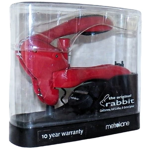Metrokane Rabbit Candy Apple Red Lever Corkscrew Wine Bottle Opener Foil Cutter - Picture 1 of 12