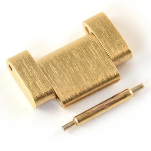 Omega Geneve Vintage Gold Plated 16mm Wide Watch Strap Bracelet Band Link - Picture 1 of 10