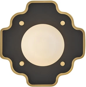 Hinkley Lighting 48410-LL Howe 8" Tall LED Wall Sconce - Black - Picture 1 of 9