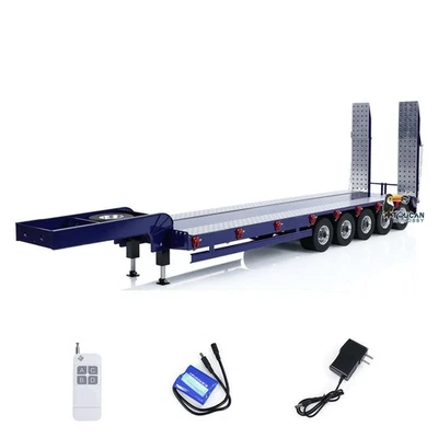 5-Axle Metal Semi Trailer for 1/14 Scale TAMIYA RC Tractor Truck Dumper - Image 1 of 4