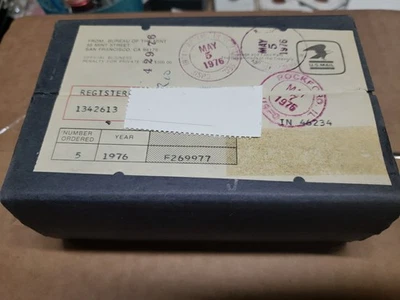 RARE (5) 1976-S US Mint Proof Sets Sealed Shipping Box Original From The US MINT - Image 1 of 4