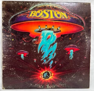 Boston Self Titled LP PE 34188 Epic Records Rock Vinyl Album G+ - Picture 1 of 8