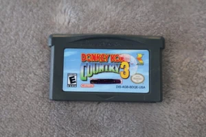 Cartucho de juego vintage Donkey Kong Country 3 Nintendo Game Boy Advance GBA solo - Imagen 1 de 2