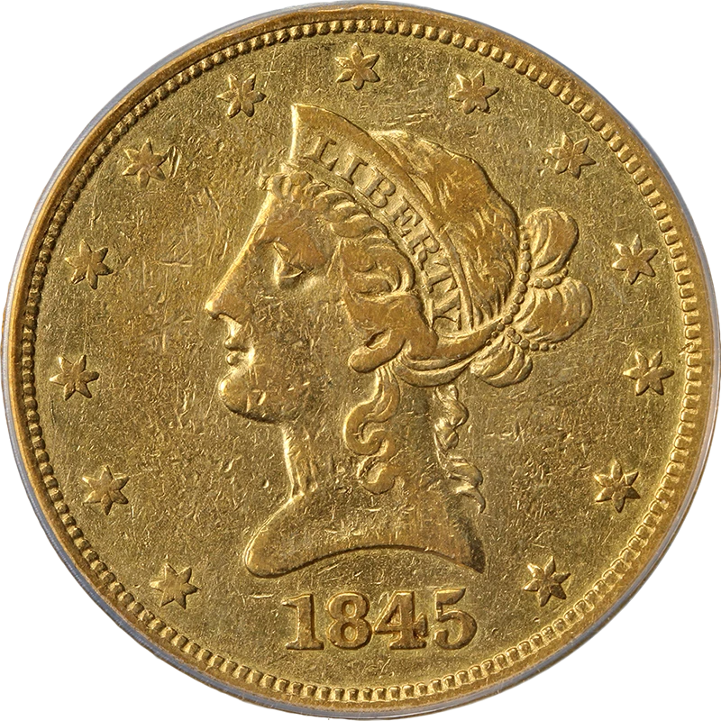 1845-O Liberty Gold $10 ANACS VF30 Details Decent Eye Appeal Nice Strike - Image 1 of 4