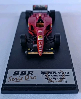 BBR BG85 FERRARI 412 T2 GP CANADA ALESI WINNER RARE 1/43 - Immagine 1 di 4