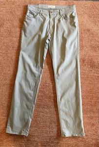 Brax Feel Good Chuck Hi Flex green/gray straight leg  stretch pants men 32 - Picture 1 of 8
