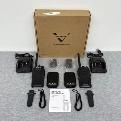 Retevis RT27 FRS 22CH License-Free Business Two Way Radios - Image 1 of 4