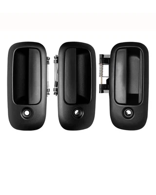 3Pcs Exterior Door Handle Set Fit 10-22 GMC Savana Chevy Express 1500 2500 3500 Foto 1 de 4