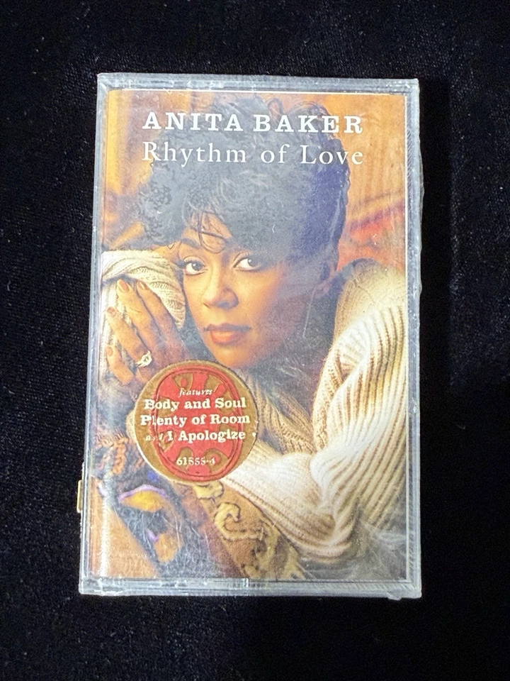 Anita Baker - Rhythm Of Love Cassette Tape 1994 Elektra. New Sealed Hype Sticker - Image 1 of 3