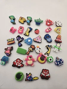 Disney Characters  Mixed  PVC croc Shoes Charms Lot Of  33. Mixed design charact - Picture 1 of 2