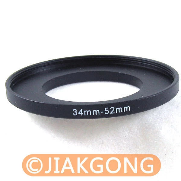 34mm-52mm 34-52 mm 34 to 52 Step Up Ring Filter Adapter - Image 1 of 1