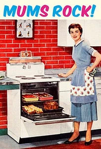 Mums Rock Stahl lustiger Kühlschrankmagnet (dm) - Bild 1 von 1