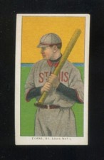 T206 Steve Evans VG-EX Piedmont 350 Back - Nice Card