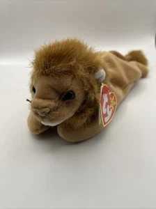 Ty Beanie Baby Babies Roary the Lion 1996 in pensione nuovo con protezione etichette #BB6 #1 - Foto 1 di 4