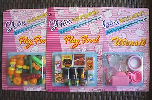 GLORIA DOLL HOUSE FURNITURE Vegetable(95021)+Fridge Food(95022)+Utensil(95023) - Picture 1 of 4