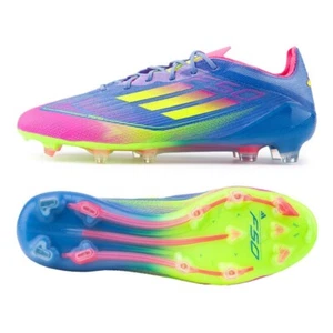 Adidas F50 Elite FG IE1201 Blue Mens Soccer Shoes Football Cleats Boots - Picture 1 of 8