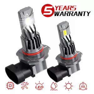 2Pcs 6500K LED Headlight Kit High / Low Beam Bulbs For Chevy Impala 2014-2020 - Picture 1 of 12