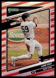 2021 Donruss Red Luke Voit 0650/2021 New York Yankees #191 - Picture 1 of 2