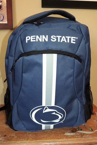 Penn State Lions PSU BackPack NITTANY LIONS Book Bag Work School Gym Sports Logo Cover