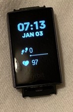 Fitbit Charge 3 PEBBLE Dark Grey Activity Sleep Heart Fitness Tracker Spares