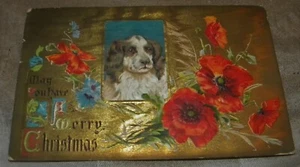 VINTAGE "MAY YOU HAVE A MERRY CHRISTMAS" POST CARD - Picture 1 of 2