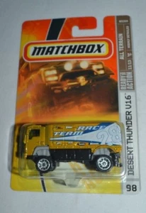 2008 Matchbox All Terrain Desert Thunder V16 Gold # 98 - Bild 1 von 2
