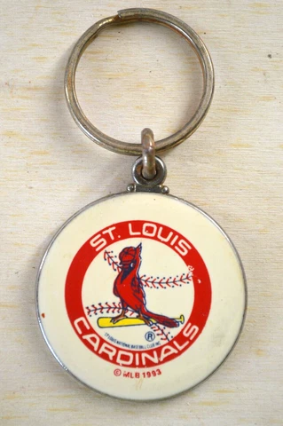 Vintage St. Louis Cardinals Keychain 1993 MLB Made USA By Crownmark Cover