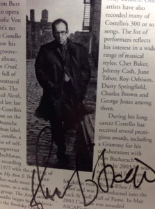 Genuine ELVIS COSTELLO Hand Signed Concert Program 2004 ROCK & ROLL Autograph - Bild 1 von 4