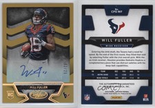 2016 Certified Potential Signatures Mirror Gold /25 Will Fuller V Rookie Auto RC