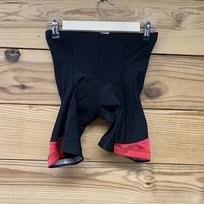 Pantalones Cortos Técnicos Pearl Izumi Ciclismo Pequeños Negro Rojo Gamuza B149 Foto 1 de 4