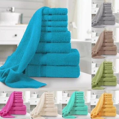 CLICK N CART UK Hotel Quality 100% Egyptian Cotton Towel Super Soft 600 GSM Face Hand Bath Towel