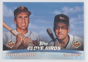 2001 Topps Combos Brooks Robinson Cal Ripken Jr #TC3 HOF