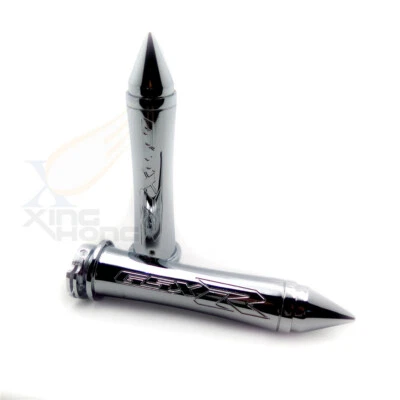 Custom 7/8”Handlebar grip for SUZUKI GSXR 1000 2010 2012 2013 2014 2015 CHROME - Image 1 of 4