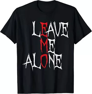 Leave me Alone | Emo clothes | Emocore Emo Music Fan | Emo T-Shirt Hoodie - Picture 1 of 14