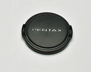 Genuine Pentax 52mm Snap On Front Lens Cap Silver Black SMC (2717) - Picture 1 of 2