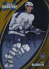 2002-03 BAP Signature GOLD AUTOGRAPH #36 ALYN McCAULEY - Toronto Maple Leafs
