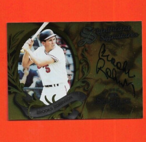 1997 Donruss Signature Series Significant Signatures Brooks Robinson Auto /2000