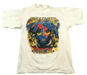 David Lee Roth Shirt Vintage T-shirt 1986 Eat Em And Smile Tour 86 Single Stitch - Picture 1 of 6