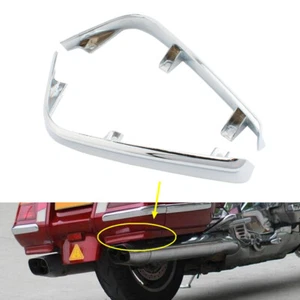 Pair Chrome Saddlebag Trunk Strip Trim For Honda GL1800 Goldwing  2001-2011 - Picture 1 of 9