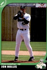 2007 Clinton Lumberkings Grandstand #17 Jon Hollis Jacksonville Florida FL Card
