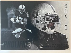 2023 Panini Black, DAVANTE ADAMS, PROLIFIC, CASE HIT, #PC-24, RAIDERS.