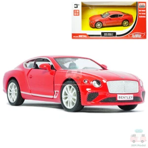 1:36 Bentley Continental GT Model Car Diecast Toy Vehicle Collection Gift Red - Bild 1 von 12
