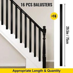 Balusters For Deck Rail Wooden Staircase Railing Design Indoor 29.5 Inch-16 Pack - Picture 1 of 9