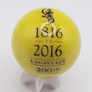 Lagavulin Scotch Advertisement 1" Shooter Marble With Stand 42-11 - Picture 1 of 2