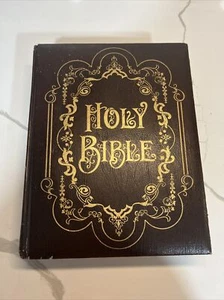 Bibel King James. Version Leather Bound Family Record Edition 1970 Fireside - Bild 1 von 9