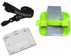 SECURITY lanyard Neck Strap with Security badge Pass holder & SIA Armband Holder