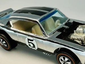 1970 Hot Wheels Redline KING KUDA CLUB CAR Barracuda Mirror Chrome Near MINT WOW - Picture 1 of 11