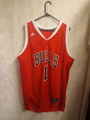  Chicago Bulls Derrick Rose #1 Rare Color Vintage Adidas  Jersey Mens 2XL NWT - Image 1 of 4