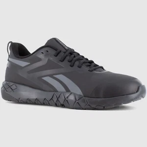 Reebok RB5442 Men's Flexagon Force XL Composite Toe EH Black Athletic Work Shoes - Picture 1 of 5