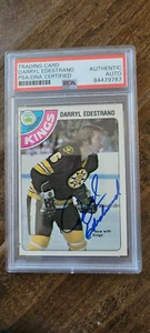 1978-79 OPC CARTA FIRMATA DARRYL EDESTRAND KINGS BLUES PENGUINS BRUINS PSA DNA 377 - Foto 1 di 1